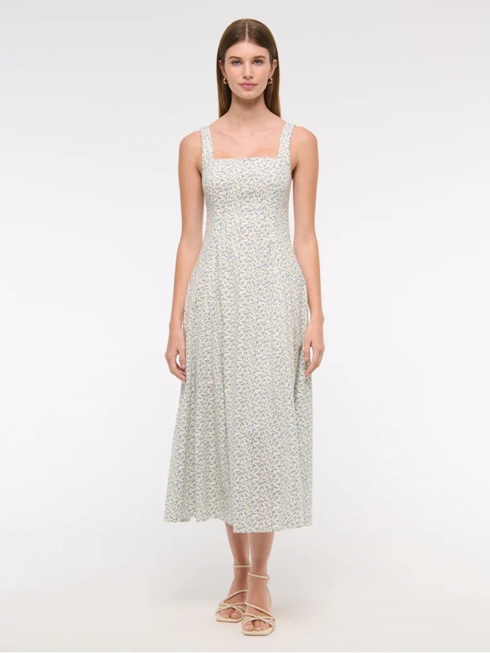 Abercrombie & Fitch Mila Stretch Midi Dress